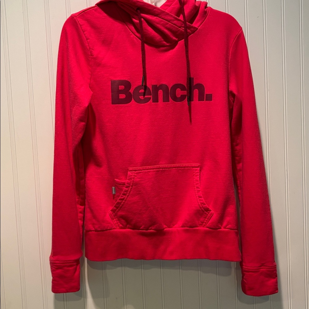 Bench Vibrant Pink Pullover Hoodie Size M